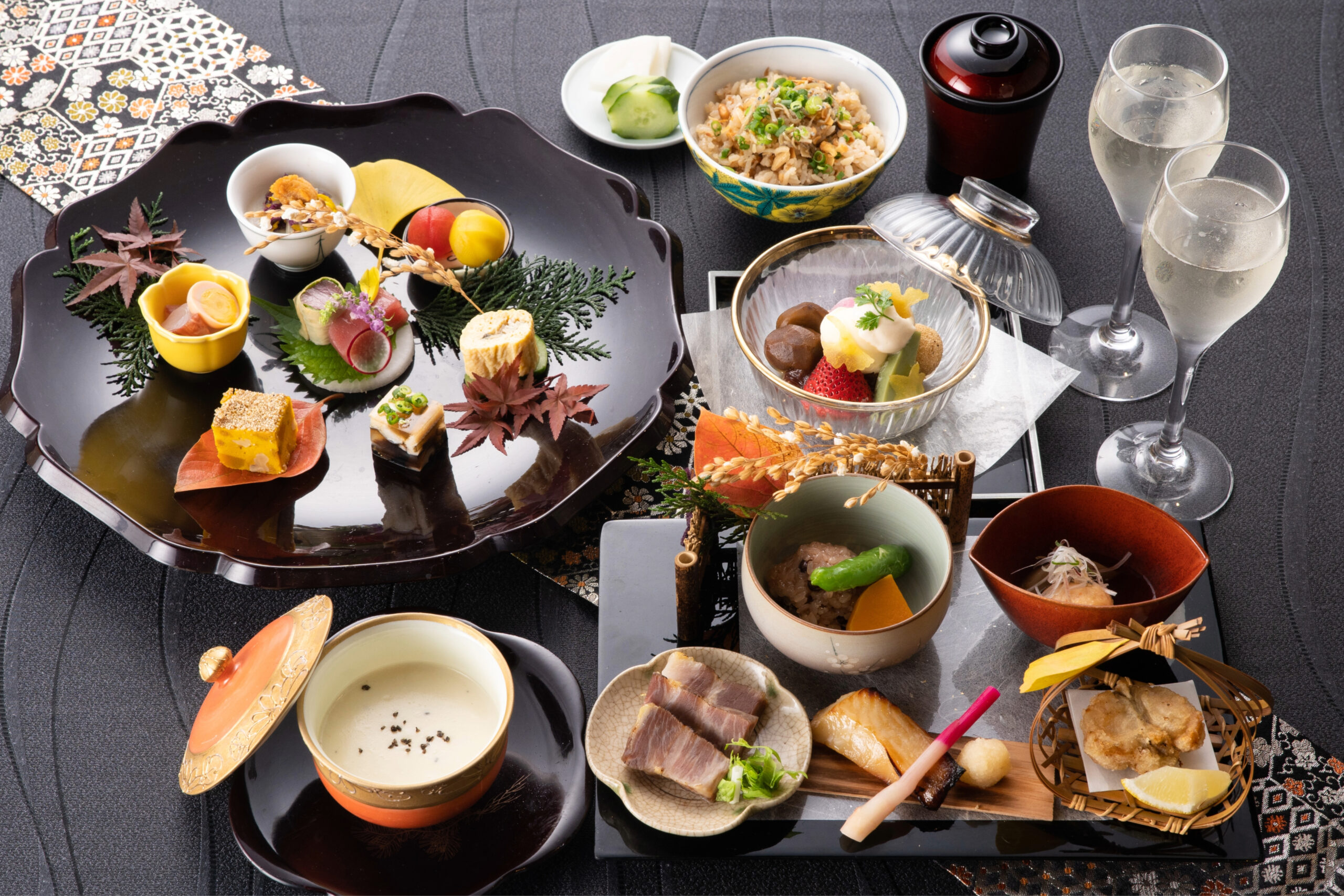 青山 星のなる木 昼の忘新年会ランチ11,000円 飲み放題付の会場イメージ