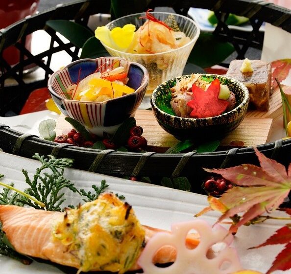 昼懐石「百花繚乱」の料理(池袋・天空の庭 星のなる木)
