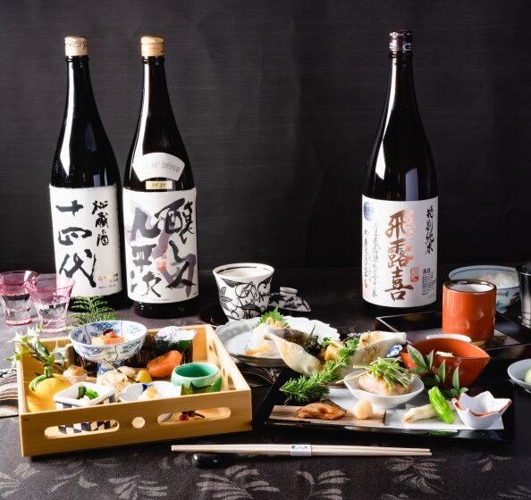 日本酒ペアリング(池袋・天空の庭 星のなる木)
