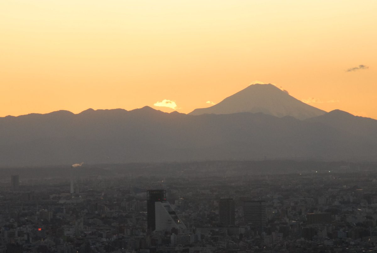 夕暮れの眺望