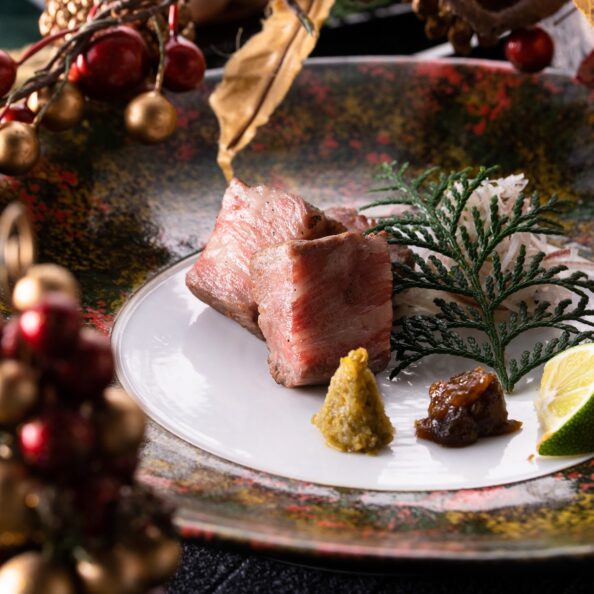 クリスマス懐石「満天」の料理